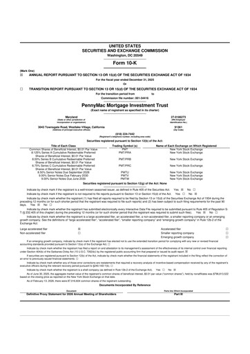 Thumbnail PennyMac Mortgage Investment Trust 10-K Annual Report 2025