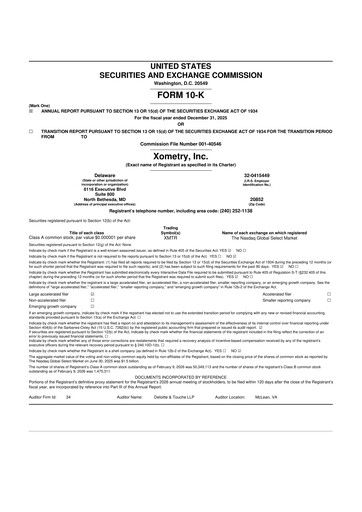 Thumbnail Xometry 10-K Annual Report 2025
