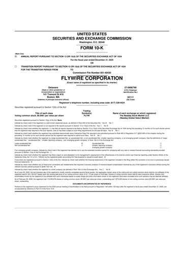 Vorschaubild Flywire 10-K Jahresbericht 2025