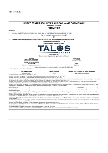 Thumbnail Talos Energy 10-K Annual Report 2025