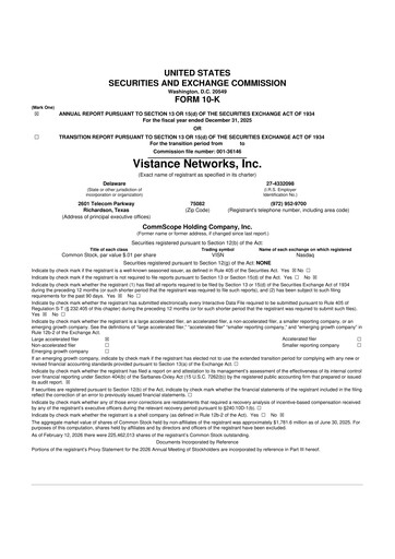 Thumbnail CommScope
 10-K Annual Report 2025