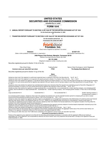 Thumbnail Frontdoor 10-K Annual Report 2025