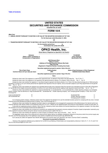 Thumbnail OPKO Health
 10-K Annual Report 2025