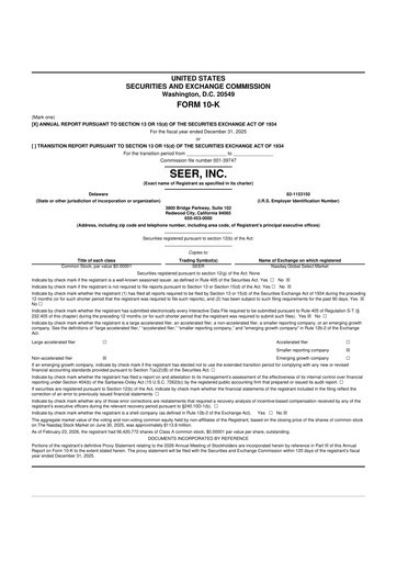 Thumbnail Seer Inc 10-K Annual Report 2025