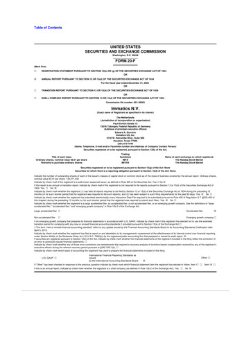 Vorschaubild Immatics 20-F Jahresbericht 2025