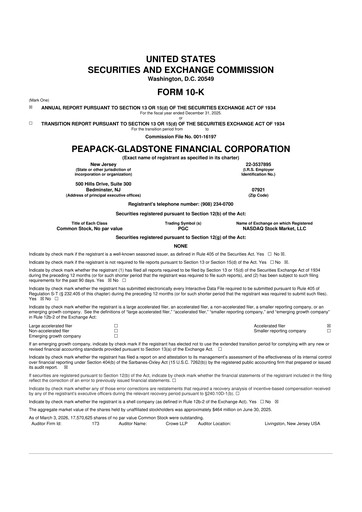 Thumbnail Peapack-Gladstone Financial 10-K Annual Report 2025