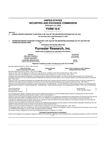 Thumbnail Forrester Research
 10-K Annual Report 2025