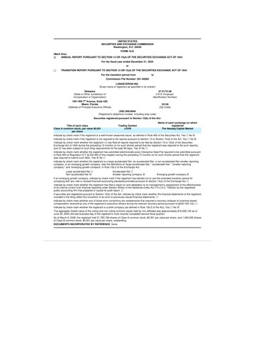 Thumbnail Longeveron 10-K Annual Report 2025