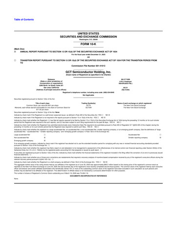 Thumbnail GCT Semiconductor 10-K Annual Report 2025