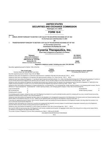 Thumbnail Kyverna Therapeutics 10-K Annual Report 2025