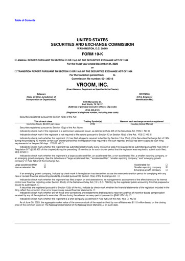 Thumbnail Vroom 10-K Annual Report 2025