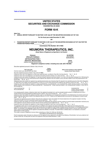Thumbnail Neumora Therapeutics 10-K Annual Report 2025