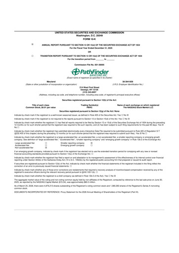 Miniature Pathfinder Bancorp 10-K Rapport annuel 2025