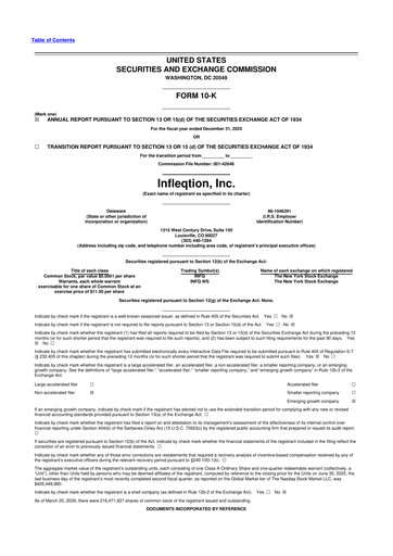 Miniature Infleqtion 10-K Rapport annuel 2025
