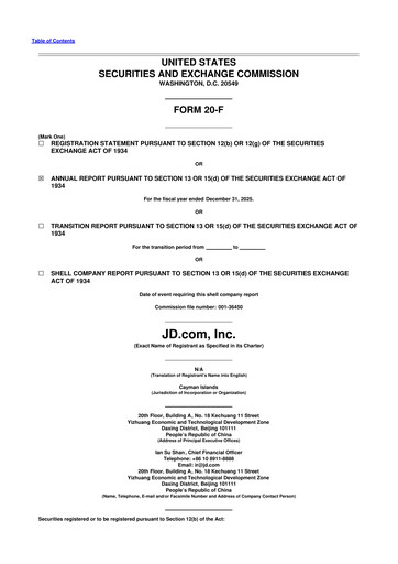 Thumbnail JD.com 20-F Annual Report 