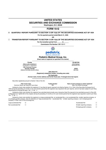 Thumbnail Pediatrix Medical Group 10-Q Quarterly Report FY2026 