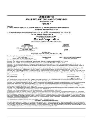 Thumbnail CorVel Corporation
 10-K Annual Report 2026