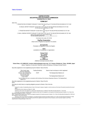 Thumbnail PayPay Corporation 20-F Annual Report 2026