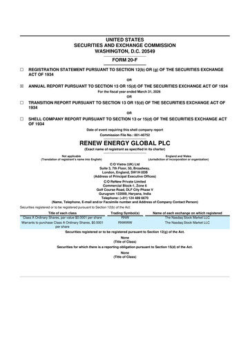 Thumbnail ReNew Energy Global 20-F Annual Report 2026
