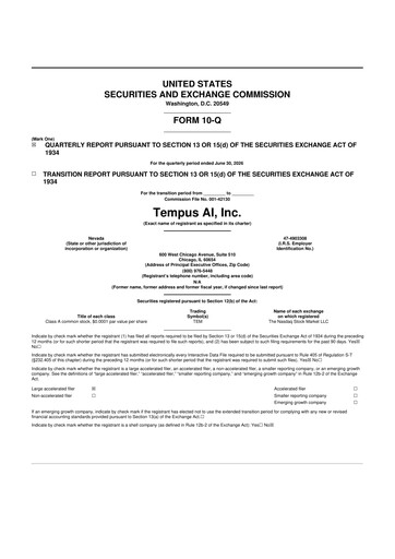 Thumbnail Tempus AI 10-Q Quarterly Report FY2026 