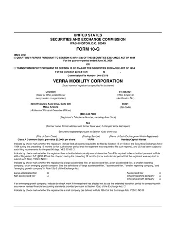 Thumbnail Verra Mobility 10-Q Quarterly Report FY2026 