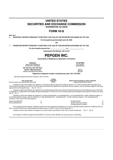 Thumbnail PepGen 10-Q Quarterly Report FY2026 