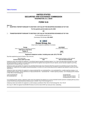 Thumbnail Exzeo Group 10-Q Quarterly Report FY2026 