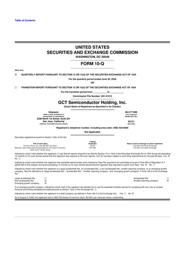 Thumbnail GCT Semiconductor 10-Q Quarterly Report FY2026 