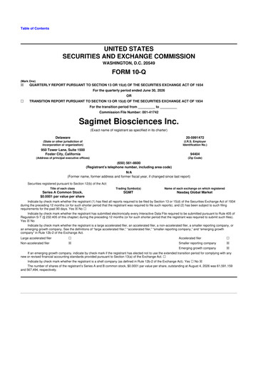 Thumbnail Sagimet Biosciences 10-Q Quarterly Report FY2026 