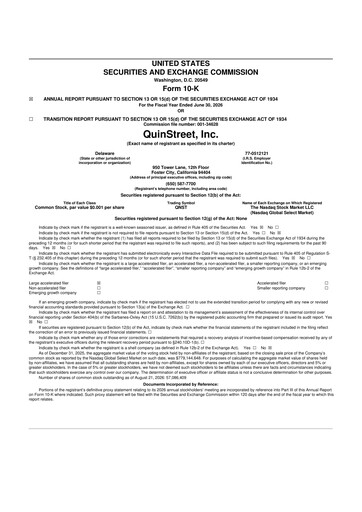 Thumbnail QuinStreet
 10-K Annual Report 2026