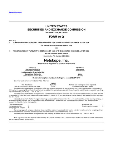 Thumbnail Netskope 10-Q Quarterly Report FY2026 