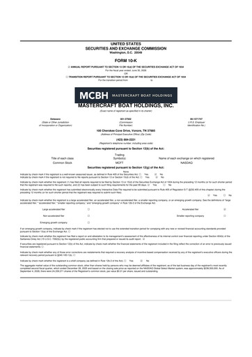 Thumbnail MasterCraft Boat 10-K Annual Report 2026