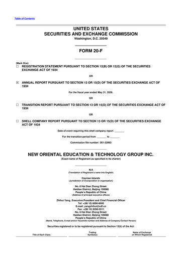 Thumbnail New Oriental 20-F Annual Report 2026