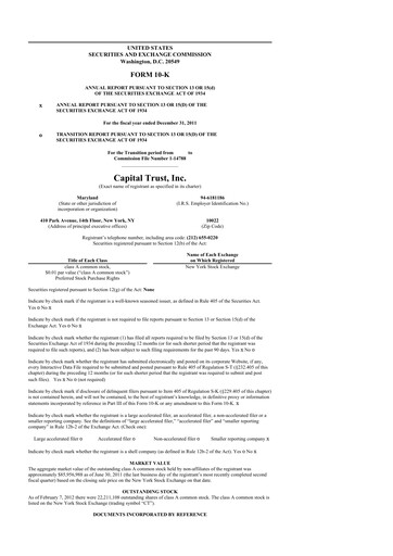 Thumbnail Blackstone Mortgage Trust
 10-K Annual Report 2012