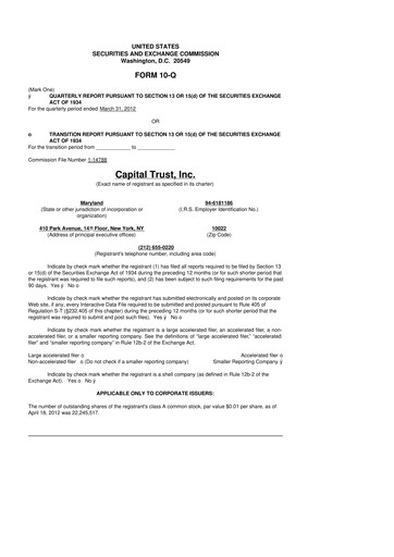 Thumbnail Blackstone Mortgage Trust
 10-Q Quarterly Report FY2012 