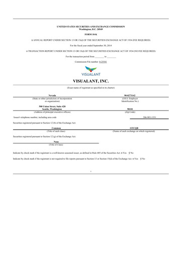 Thumbnail Know Labs 10-K Annual Report 2014