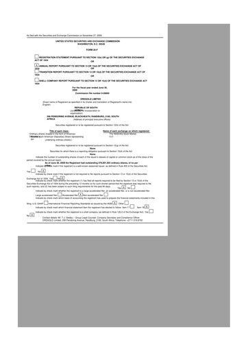 Thumbnail DRDGOLD 20-F Annual Report 