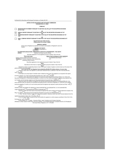 Thumbnail DRDGOLD 20-F Annual Report 