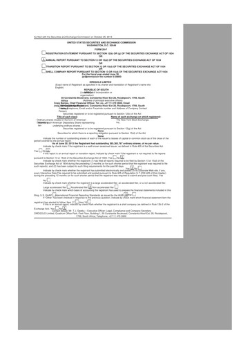 Thumbnail DRDGOLD 20-F Annual Report 