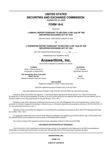 Vorschaubild The Hackett Group

 10-K Jahresbericht 