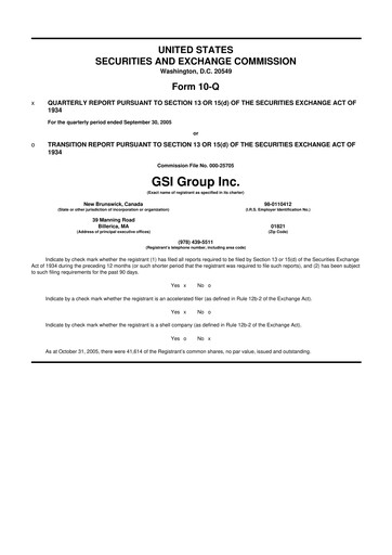 Miniature Novanta 10-Q Rapport trimestriel  