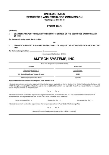 Thumbnail Amtech Systems 10-Q Quarterly Report FY 