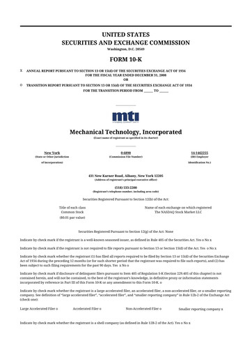 Vorschaubild Soluna Holdings 10-K Jahresbericht 