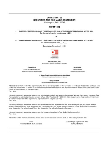 Thumbnail Photronics 10-Q Quarterly Report FY 