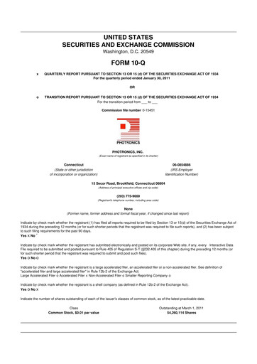 Thumbnail Photronics 10-Q Quarterly Report FY 