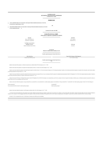 Miniature Ready Capital
 10-K Rapport annuel 