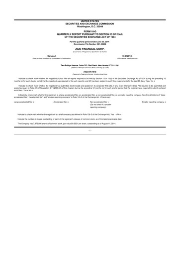 Thumbnail Ready Capital
 10-Q Quarterly Report FY2014 