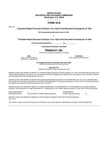 Thumbnail Transcat 10-Q Quarterly Report FY2016 