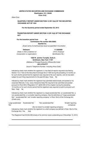 Vorschaubild Nutex Health 10-Q Quartalsbericht 2013 