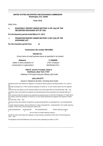 Vorschaubild Nutex Health 10-Q Quartalsbericht 2014 